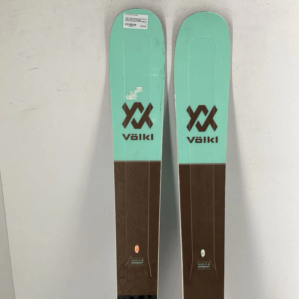 2020 Volkl Women's Secret 102 w/ Marker Squire 11 Bindings