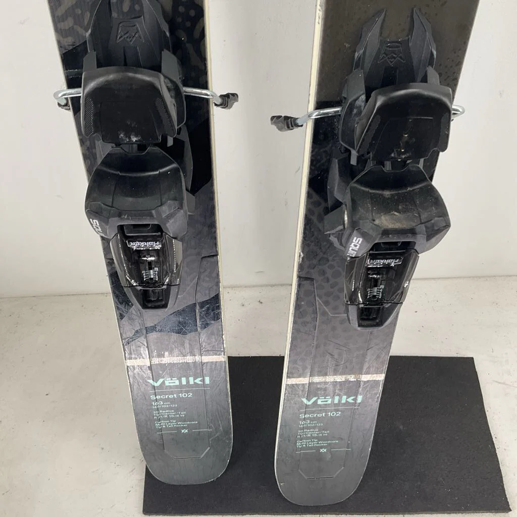 2020 Volkl Women's Secret 102 w/ Marker Squire 11 Bindings - Image 6
