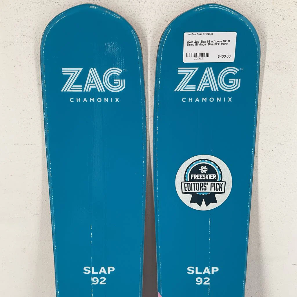 2024 Zag Slap 92 w/ Look NX 12 Demo Bindings - Image 3