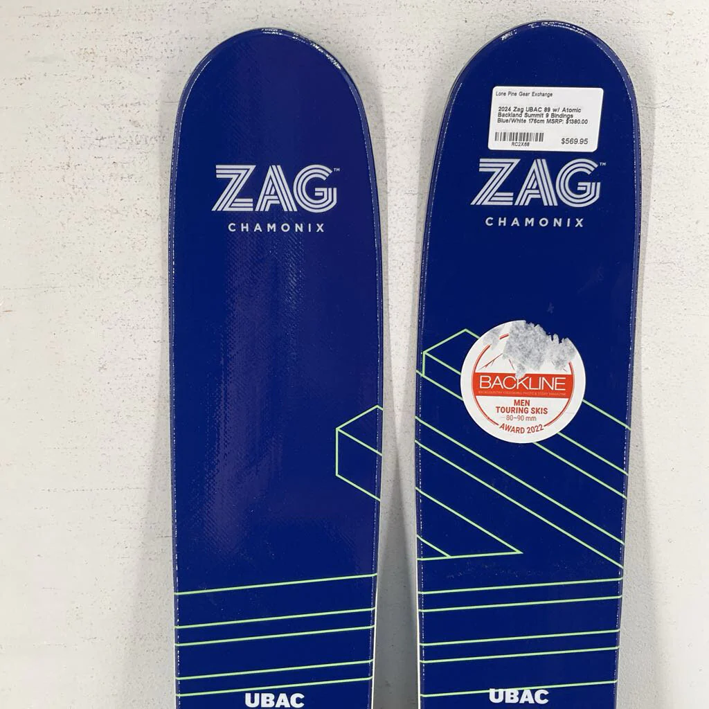 2024 Zag UBAC 89 w/ Atomic Backland Summit 9 Bindings - Image 3