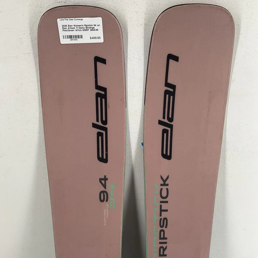 2025 Elan Women's Ripstick 94 w/ Elan Attack 11 Demo Bindings - Image 11