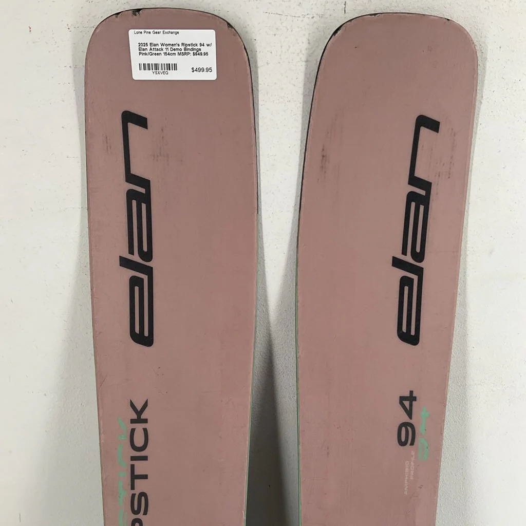 2025 Elan Women's Ripstick 94 w/ Elan Attack 11 Demo Bindings - Image 31