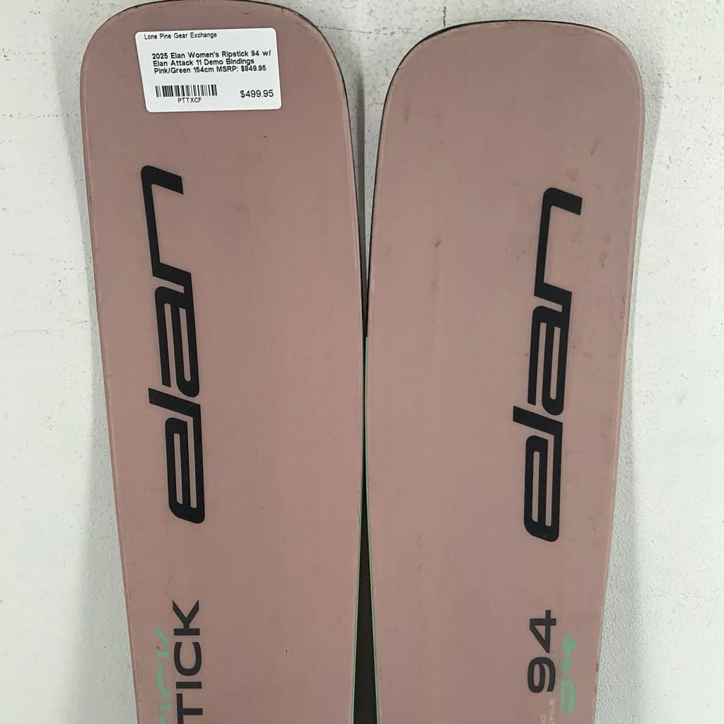 2025 Elan Women's Ripstick 94 w/ Elan Attack 11 Demo Bindings - Image 39