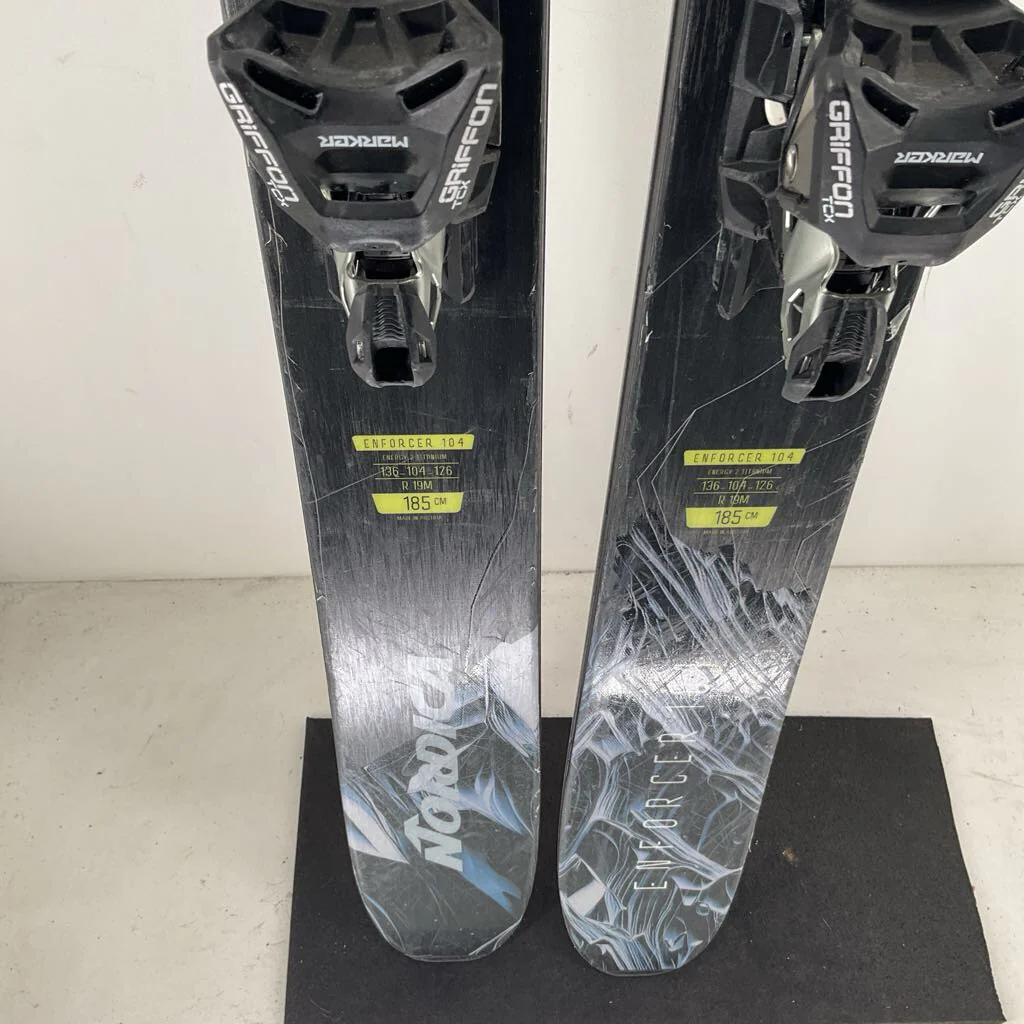 2025 Nordica Enforcer 104 w/ Marker Griffon 13 Demo Bindings - Image 8