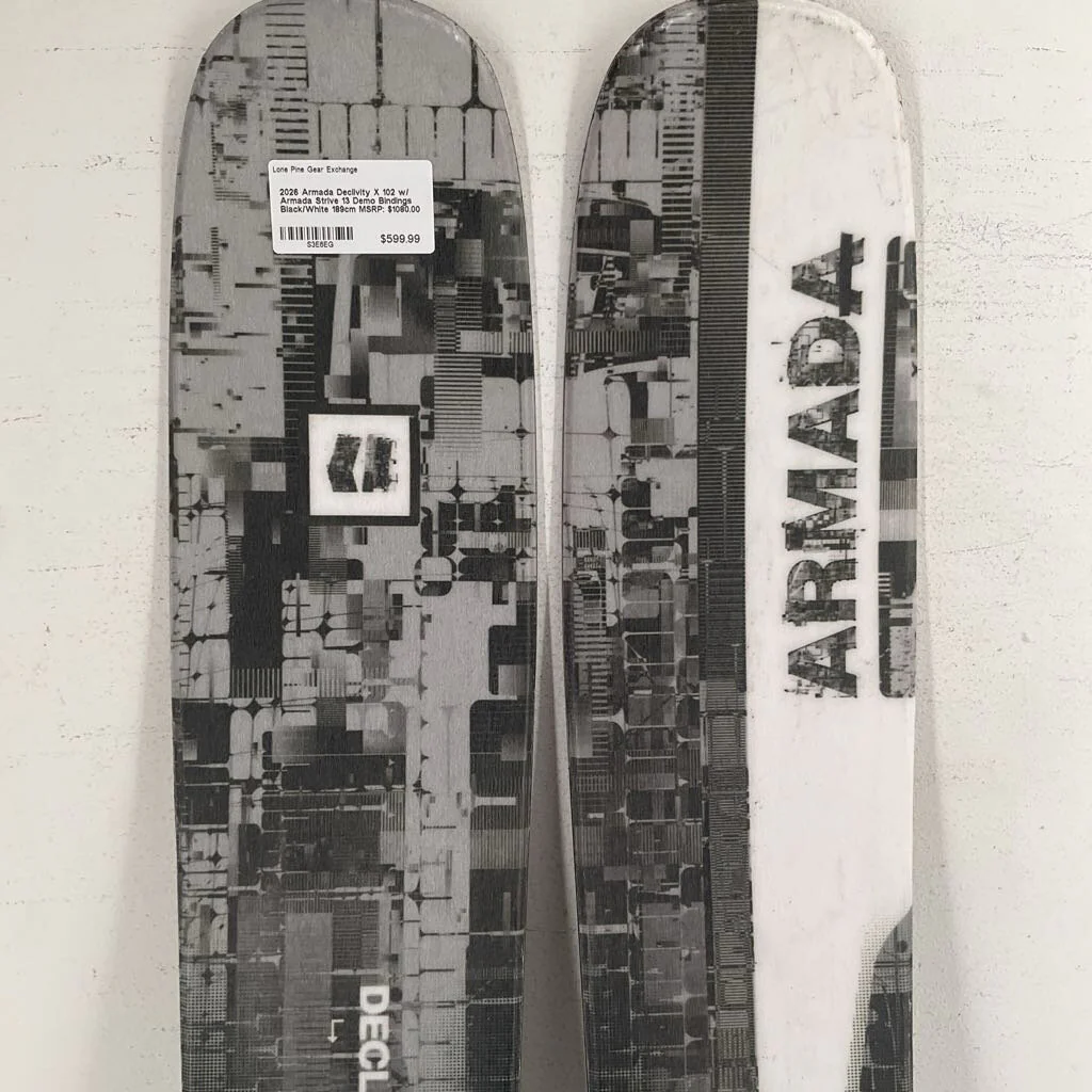 2026 Armada Declivity X 102 w/ Armada Strive 13 Demo Bindings - Image 27