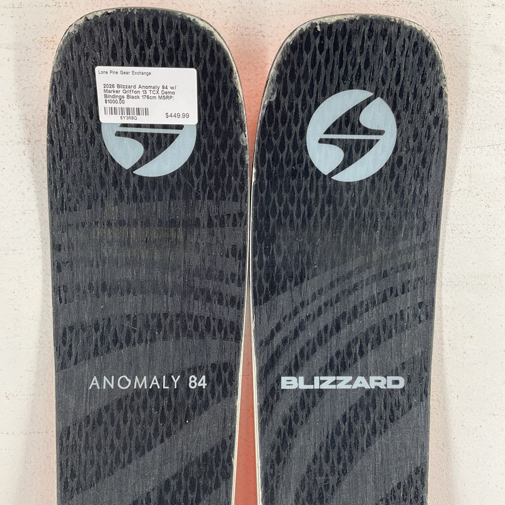 2026 Blizzard Anomaly 84 w/ Marker Griffon 13 TCX Demo Bindings - Image 19
