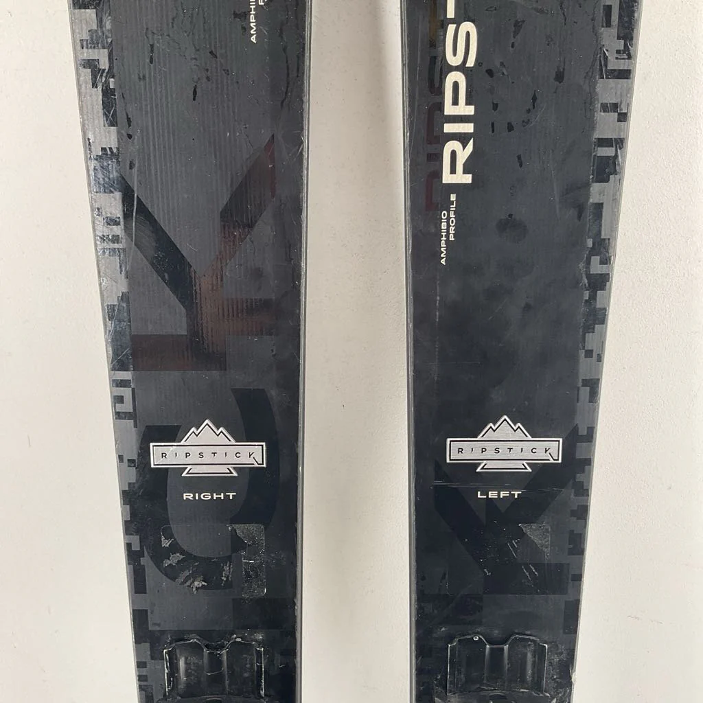 2026 Elan Ripstick 96 Black Edition w/ Elan Attack 14 Demo Bindings *Epoxied Tail* - Image 4
