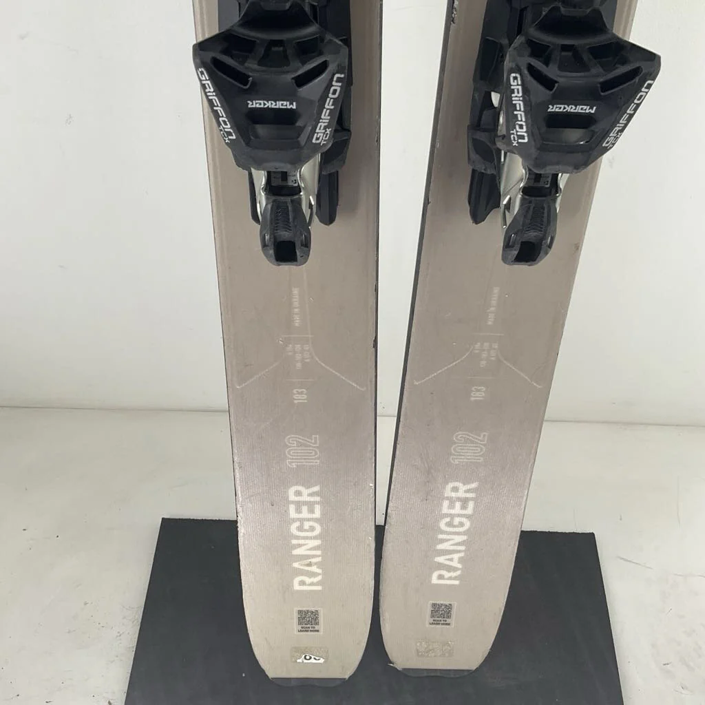 2026 Fischer Ranger 102 w/ Marker Griffon 13 Demo Bindings - Image 6
