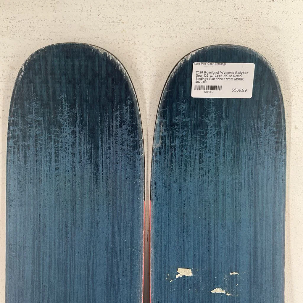 2026 Rossignol Women's Rallybird Soul 102 w/ Look NX 12 Demo Bindings - Image 5
