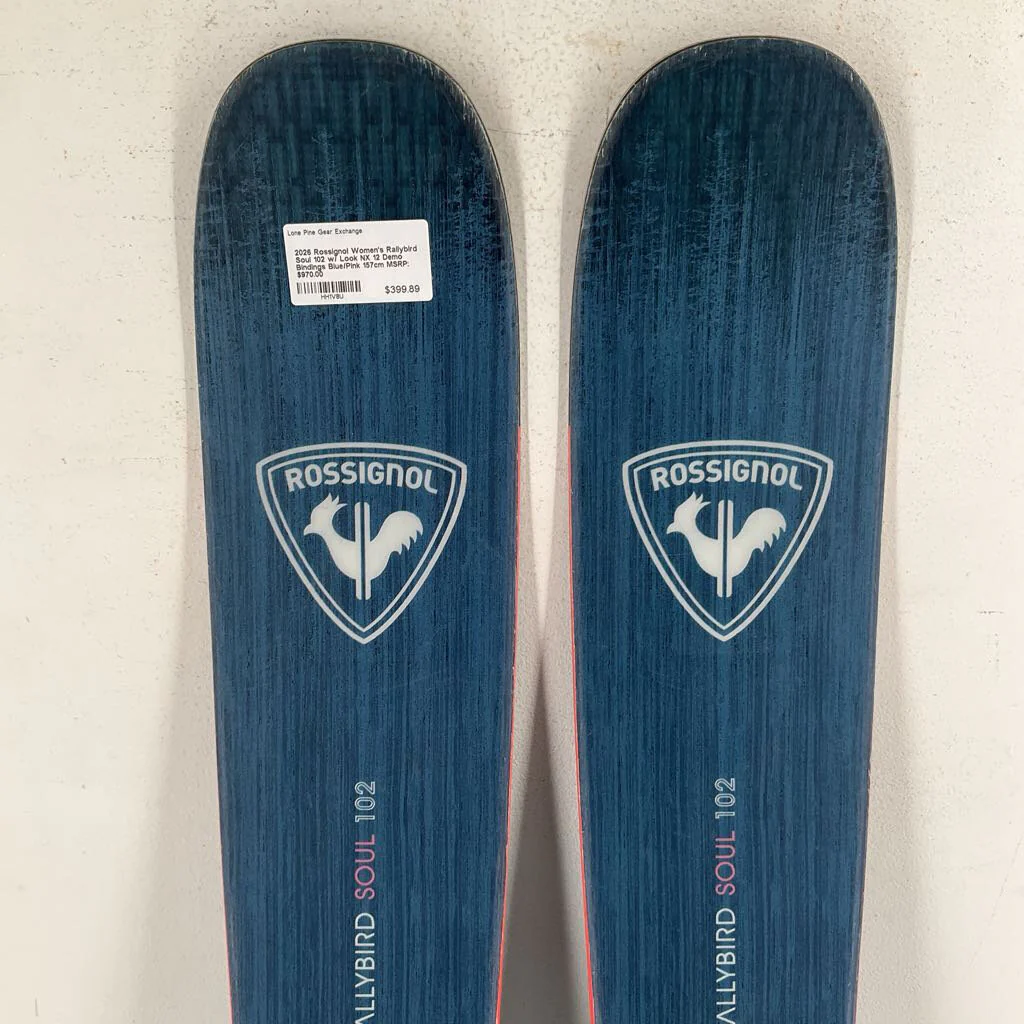 2026 Rossignol Women's Rallybird Soul 102 w/ Look NX 12 Demo Bindings - Image 3