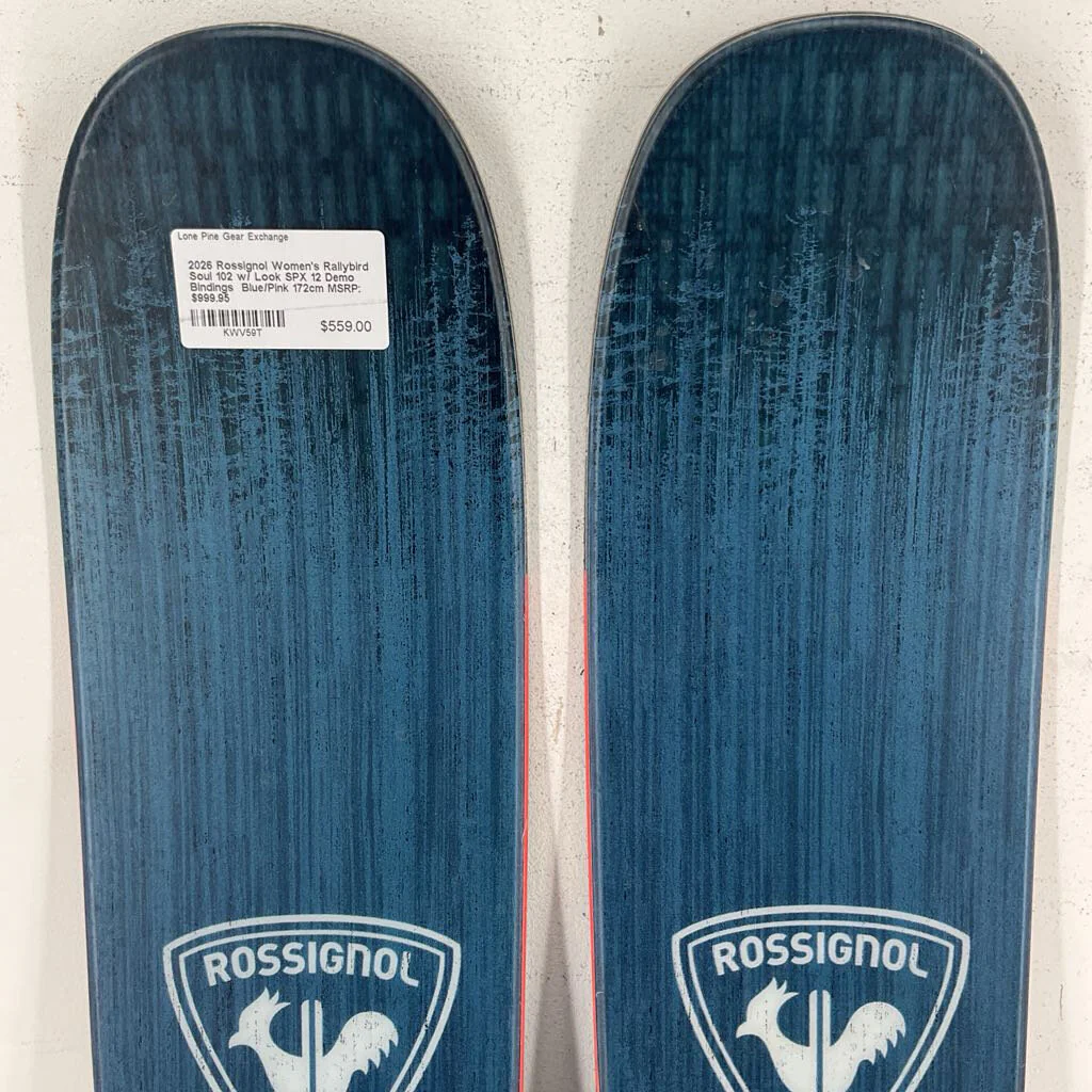 2026 Rossignol Women's Rallybird Soul 102 w/ Look SPX 12 Demo Bindings - Image 138