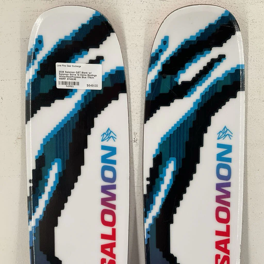 2026 Salomon QST Blank w/ Salomon Strive 14 Demo Bindings - Image 11