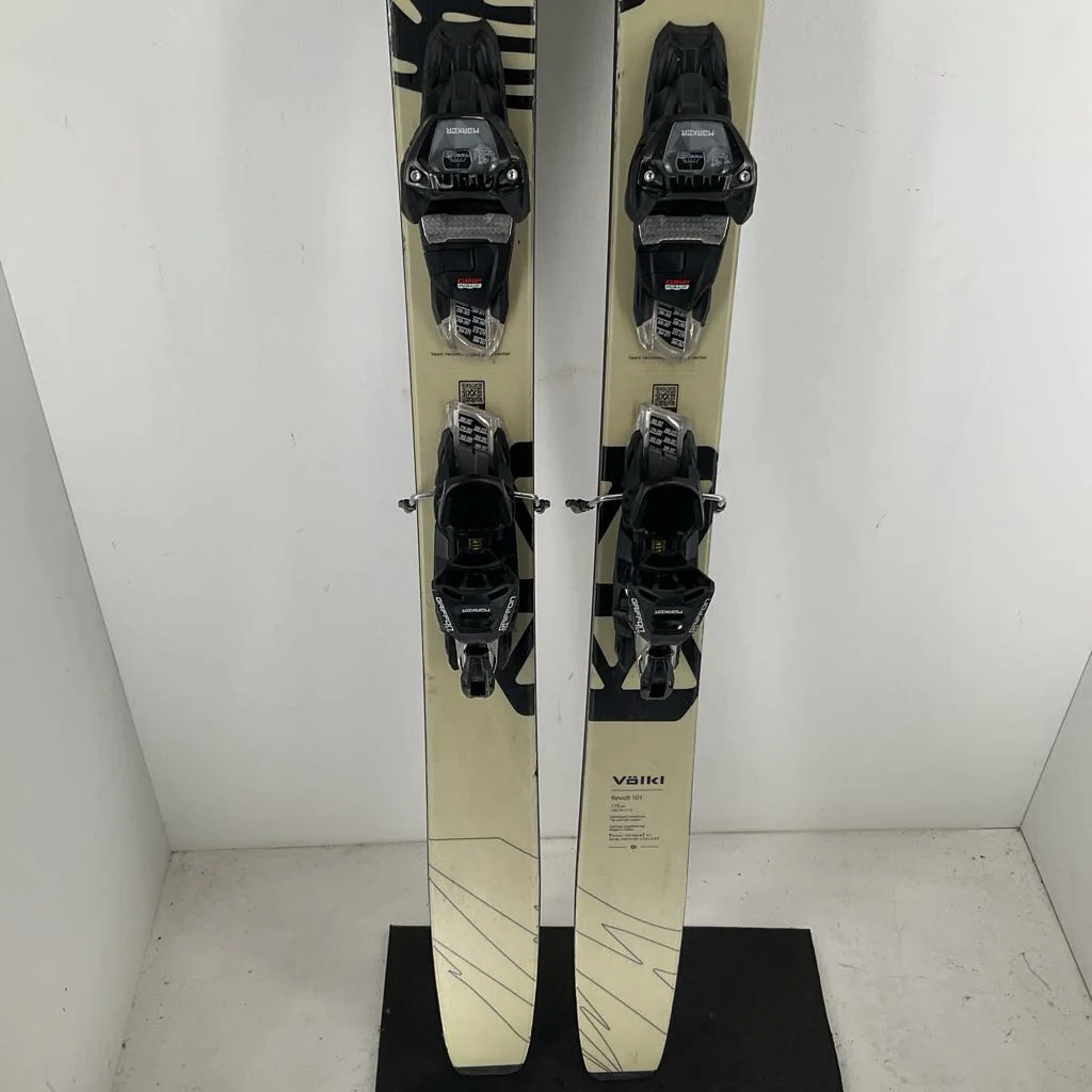 2026 Volkl Revolt 101 w/ Marker Griffon 13 Demo Bindings *Topsheet Damage* - Image 2