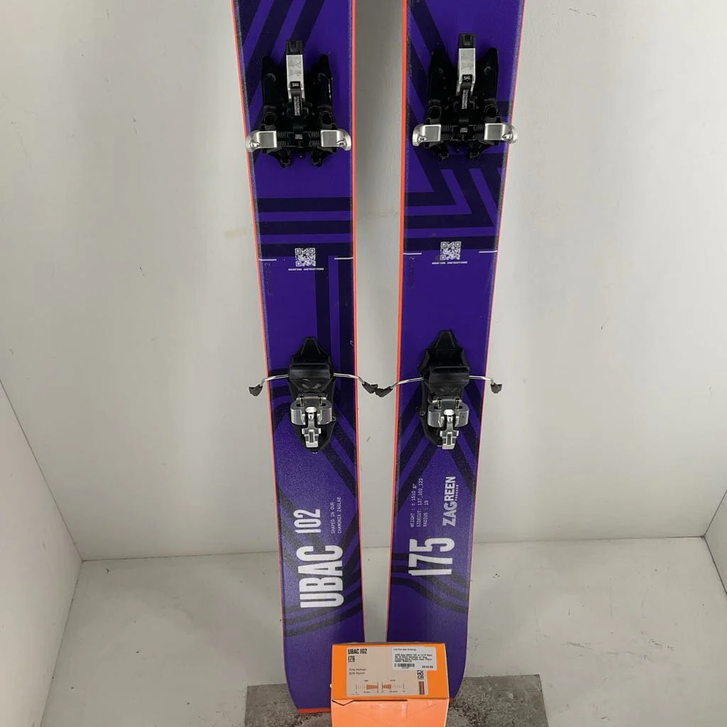 2026 Zag UBAC 102 w/ ATK Rent Me 10 Demo Bindings w/ Zag Climbing Skins - Image 2