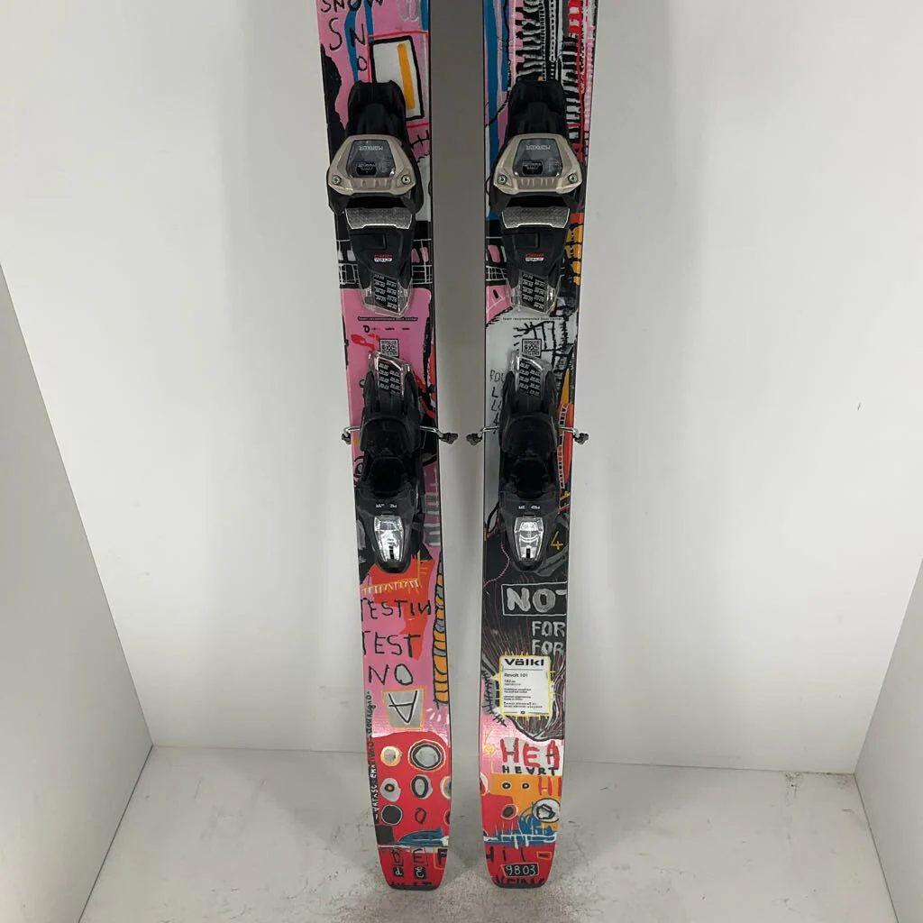 2027 Volkl Revolt 101 w/ Marker Griffon 13 Demo Bindings - Image 2