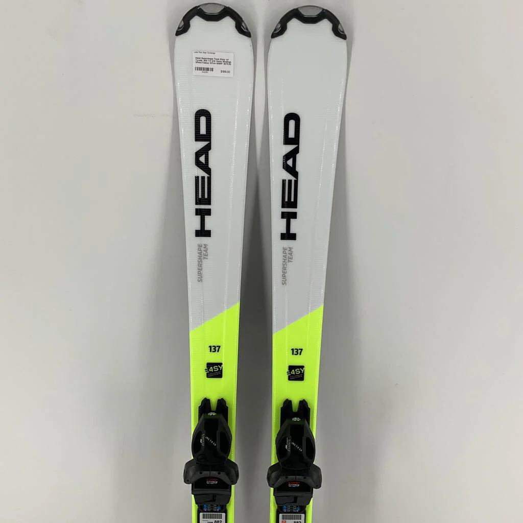 Head Supershape Team Easy w/ Tyrolia JRS 7.5 GW Demo Bindings - Image 5