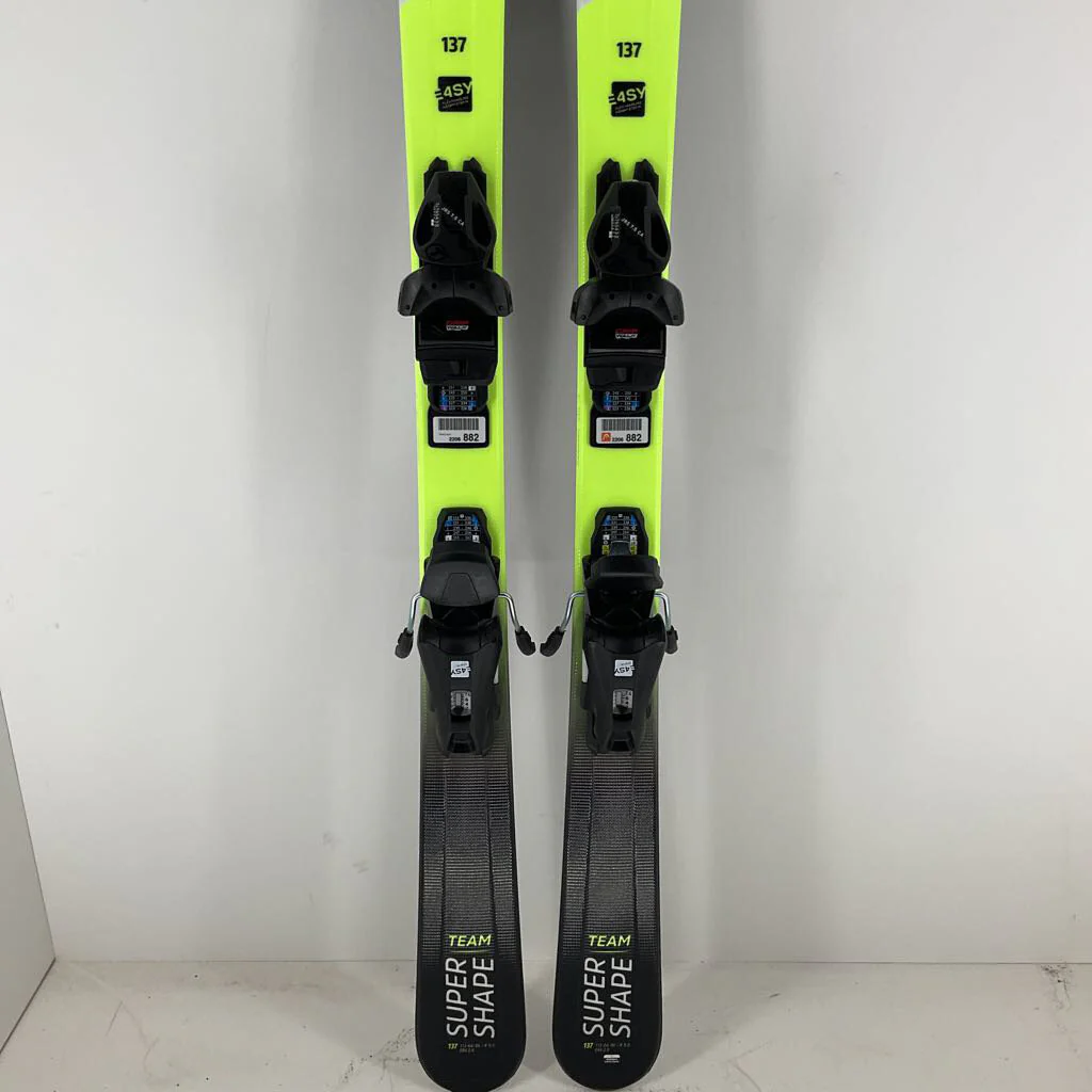Head Supershape Team Easy w/ Tyrolia JRS 7.5 GW Demo Bindings - Image 6