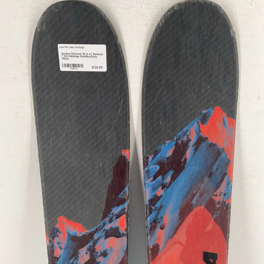 Nordica Enforcer 95 S w/ Salomon 7 GW Bindings - Image 3