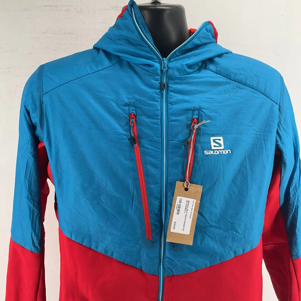 Salomon Men's Hybrid Hooded Full Zip - Image 2
